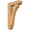 Ekena Millwork Legacy Arts and Crafts Smooth Bracket w/ Offset Brace, Western Red Cedar, 5 1/2"W x 18"D x 30"H BKT0604X18X30LEC03SWR - alternate 1